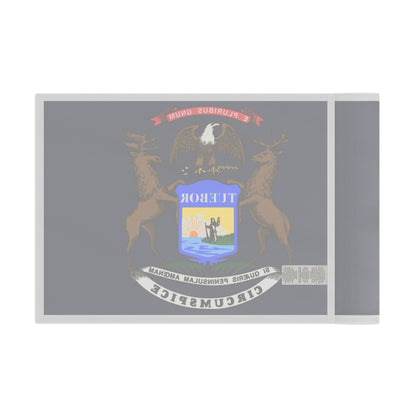 Flag Village USA Michigan State Flag 18" x 12" / 36" x 24" / 60" x 36"