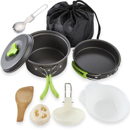 Flag Village Outdoor cookware 1-2 people camping cookware set
