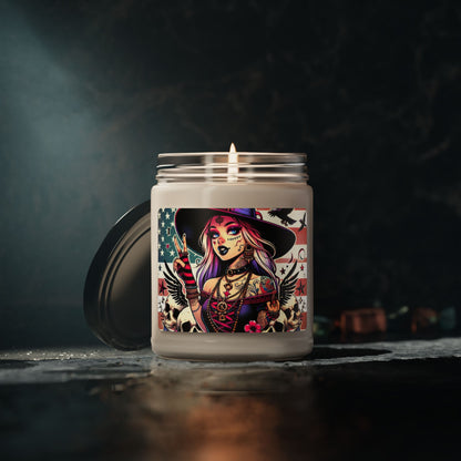 Flag Village Halloween Pretty Witch Scented Soy Candle, 9oz HW0019