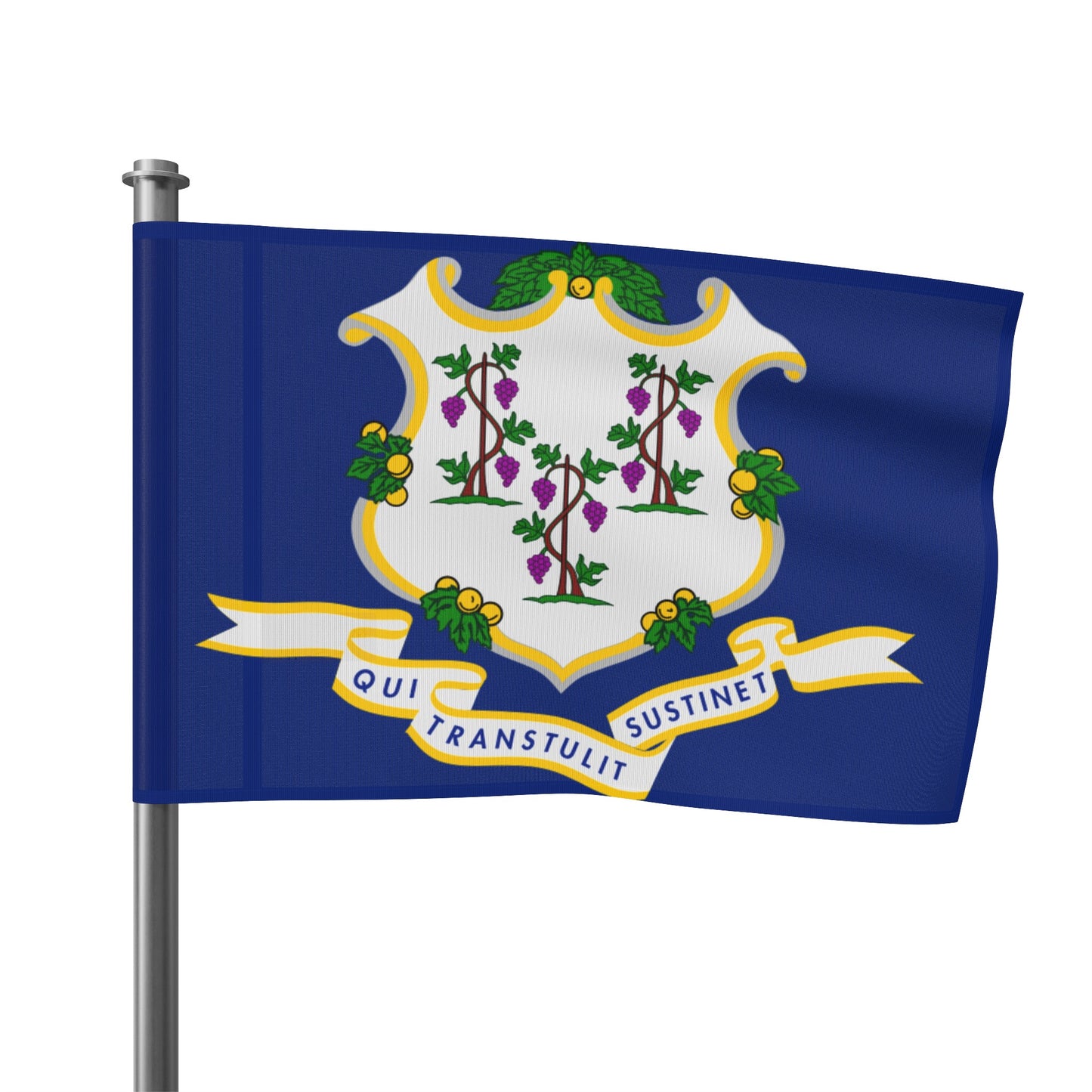 Flag Village USA Connecticut State Flag 18" x 12" / 36" x 24" / 60" x 36"