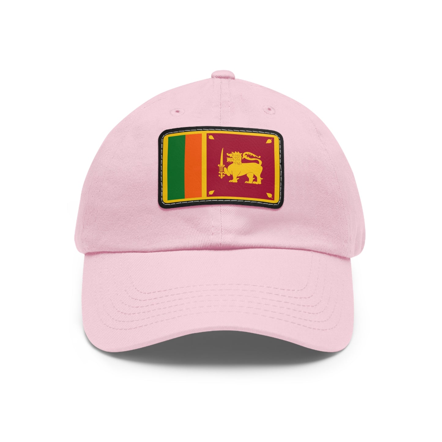 Flag Village Sri Lanka Islands Flag Hat Cap with Leather Patch