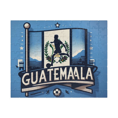 Flag Village Guatemala Sporting Flag Puzzle (110, 252, 520, 1014-piece) GTM0001