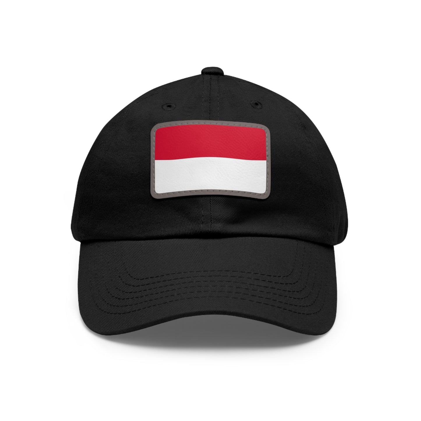 Flag Village Monaco Flag Hat Cap with Leather Patch
