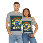 Flag Village Brazil Sporting Flag T-SHIRT Heavy Cotton Tee BRA0013