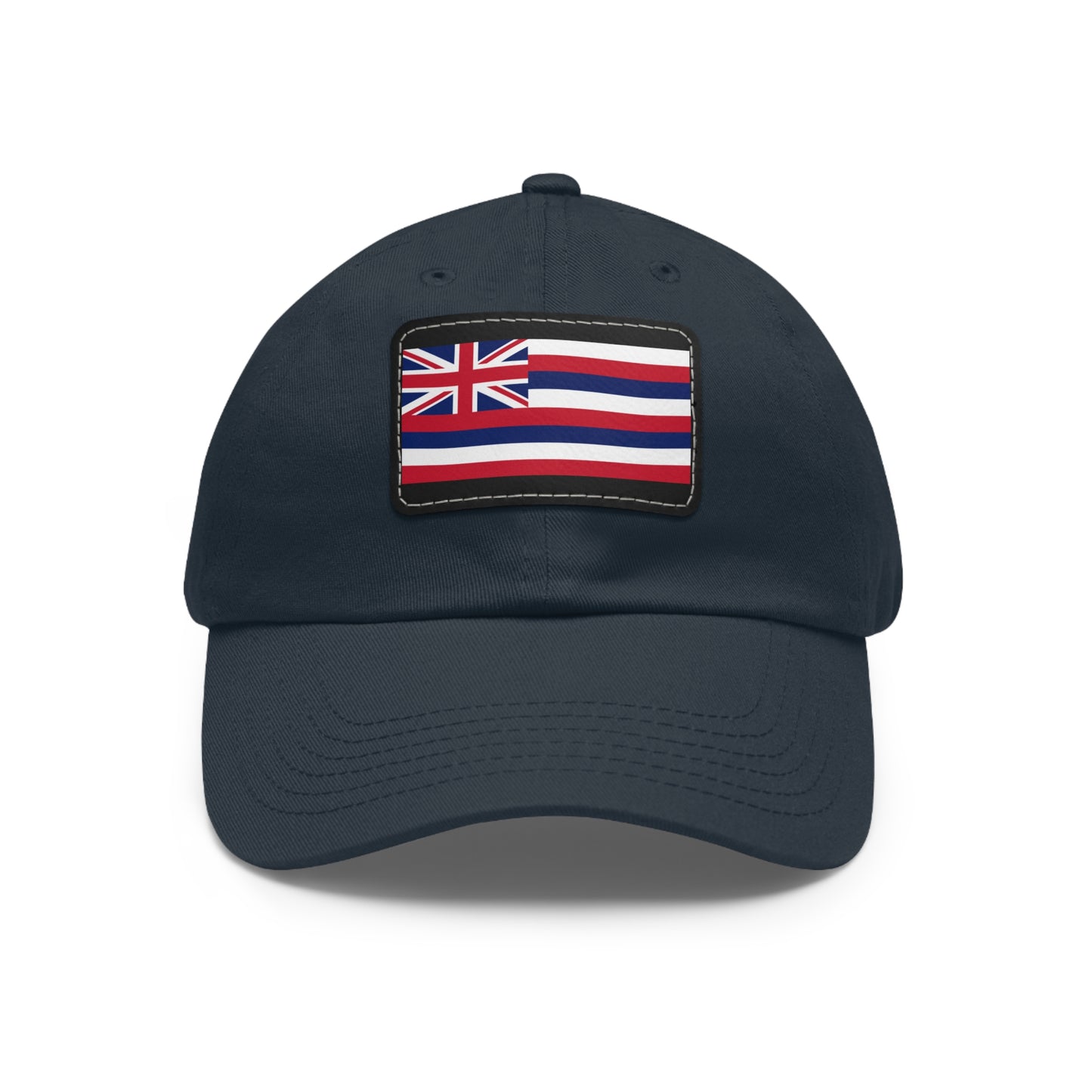 Flag Village USA Hawaii State Flag Hat Cap with Leather Patch