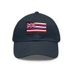 Flag Village USA Hawaii State Flag Hat Cap with Leather Patch