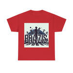 Flag Village Brazil Sporting Flag T-SHIRT Heavy Cotton Tee BRA0006