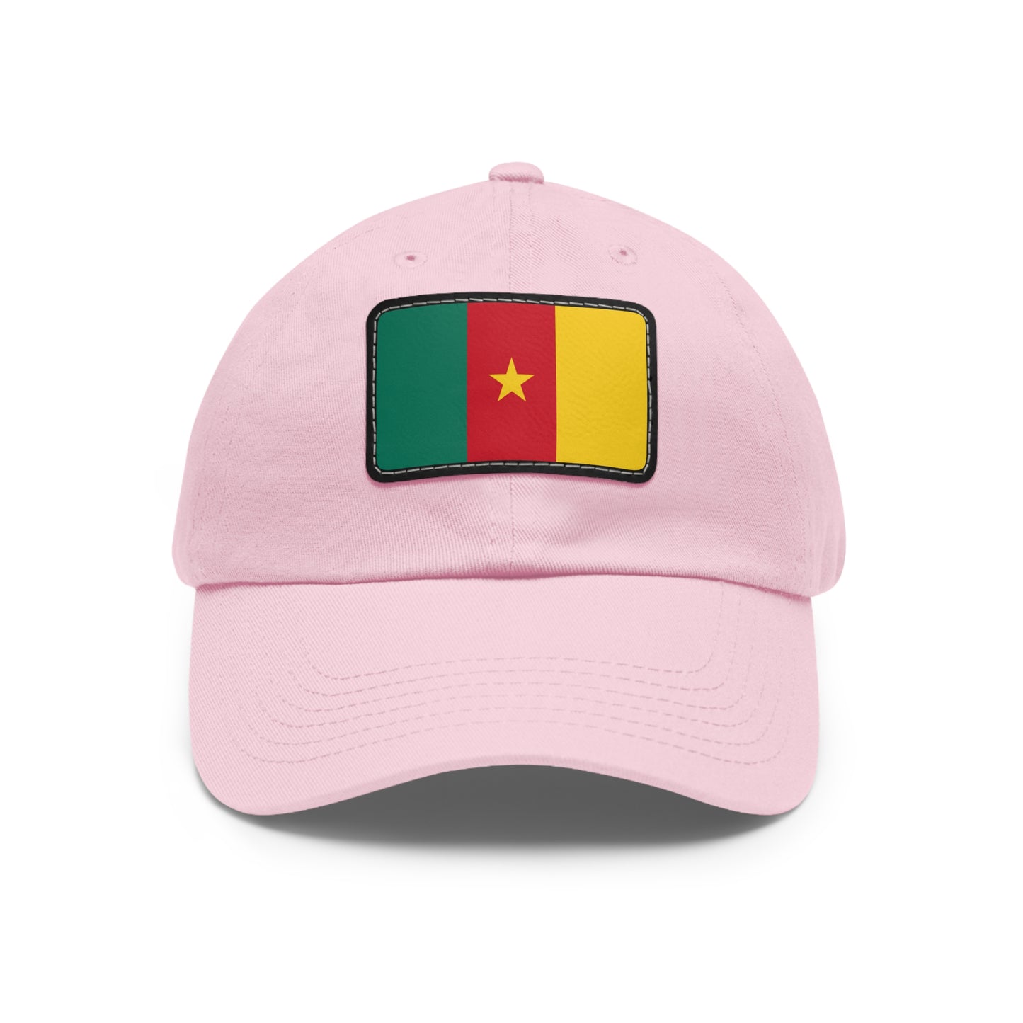 Flag Village Cameroon Flag Hat Cap with Leather Patch