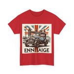 Flag Village UK Vintage Car Flag T-SHIRT Heavy Cotton Tee UK0003