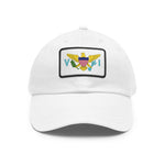 Flag Village Virgin Islands(U.S. Virgin Islands) Flag Hat Cap with Leather Patch