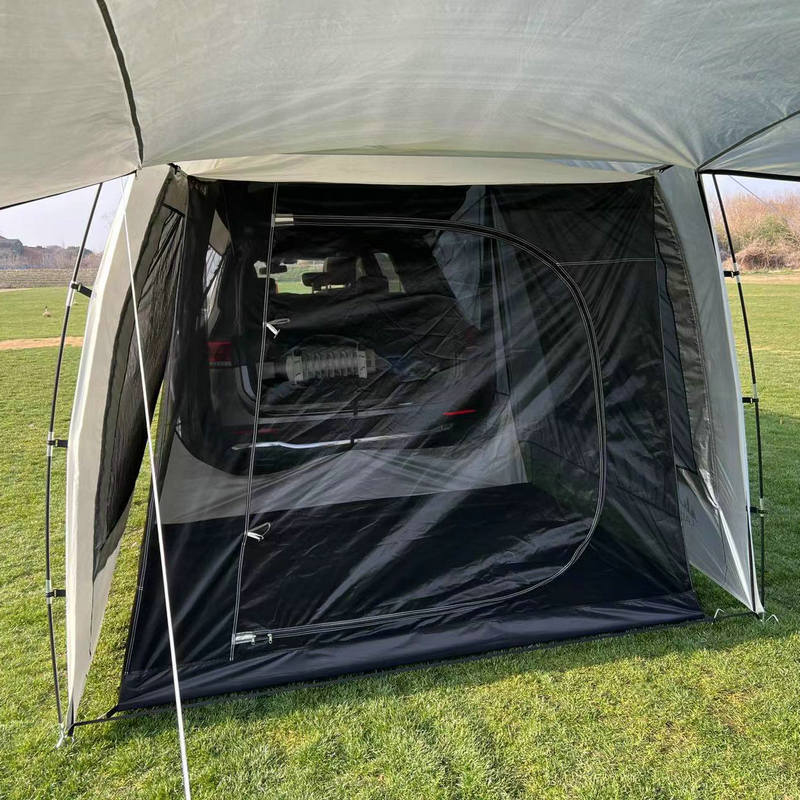 Flag Village Outdoor Self-driving Travel Camping Barbecue Car Tail Extension Tent Multi-person Rain-proof Sunshade Trunk Tent