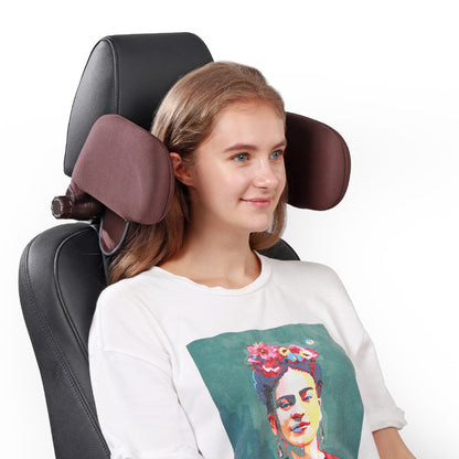 Flag Village Auto Tools Car Seat Headrest Pillow Travel Rest Neck Pillow Support Solution For Kids Pillow And Adults Auto Seat Head Cushion Car Pillow