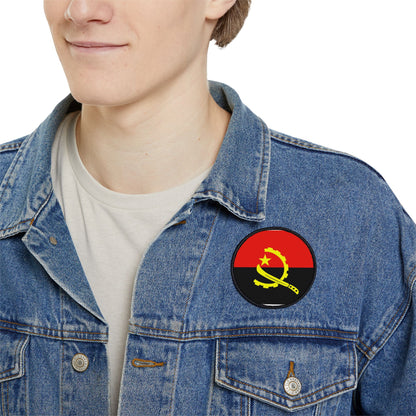Flag Village Angola Flag Embroidery Iron-On Patches