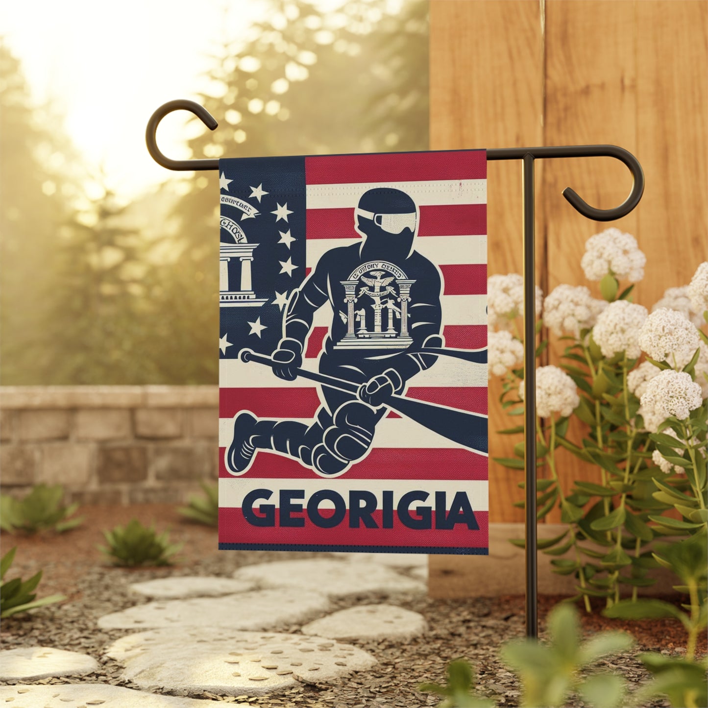 Flag Village Georgia State Flag Sporting Garden & House Banner GA0003