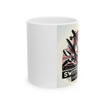 Flag Village Switzerland Sporting Flag Ceramic Coffee Mug 11oz CHE0007