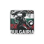 Flag Village Bulgaria National Flag Magnet 2" x 2"