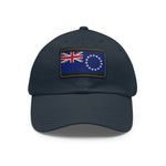 Flag Village Cook Islands Flag Hat Cap with Leather Patch