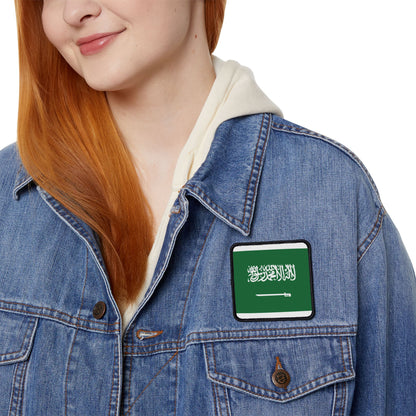 Flag Village Saudi Arabia Flag Embroidery Iron-On Patches