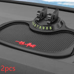 Flag Village Auto Tools Non-Slip Car Phone Pad For 4-in-1 Car Parking Number Card Anti-Slip Mat Auto Phone Holder Sticky Anti Slide Dash Phone Mount