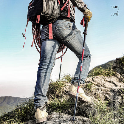 Flag Village Ultralight carbon trekking poles for outdoor hiking