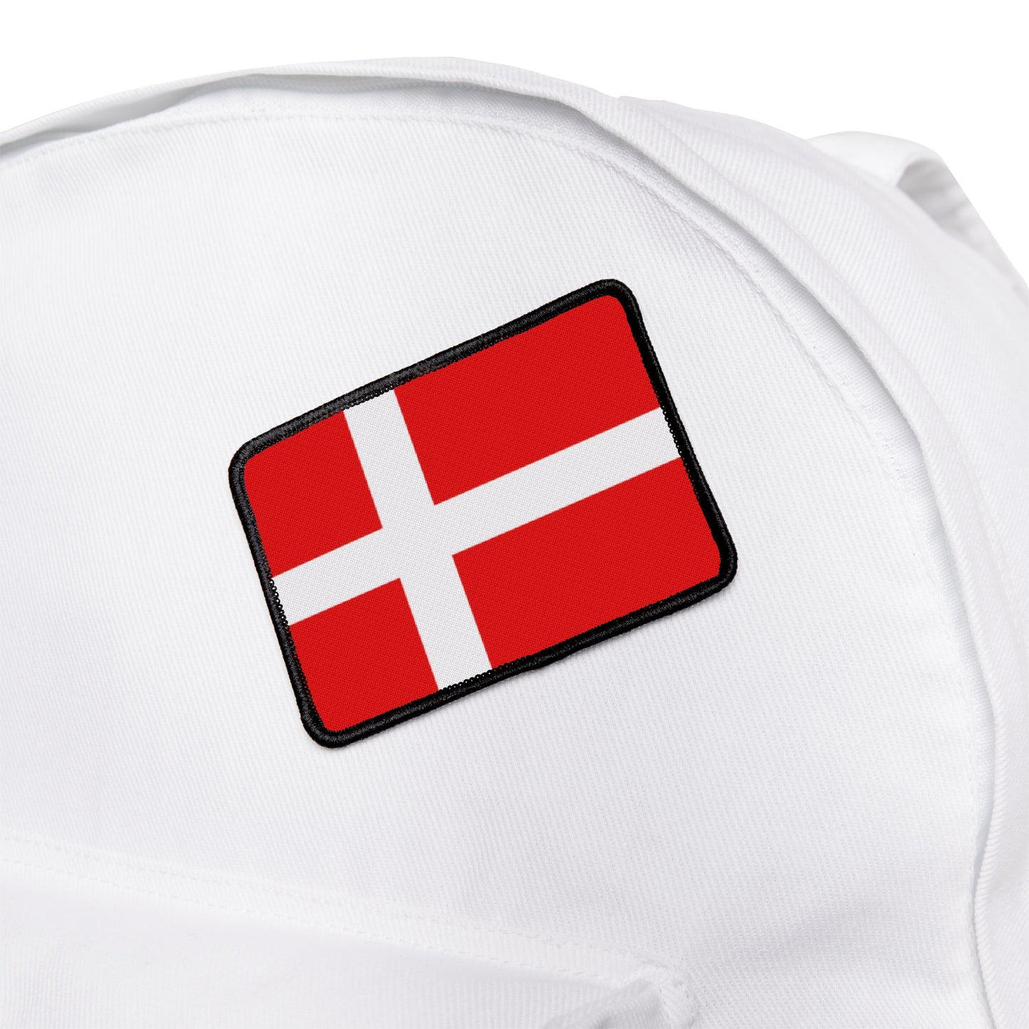Flag Village Denmark Flag Embroidery Iron-On Patches