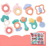 Flag Village Baby Rattle Plastic Toy Gift Box Set
