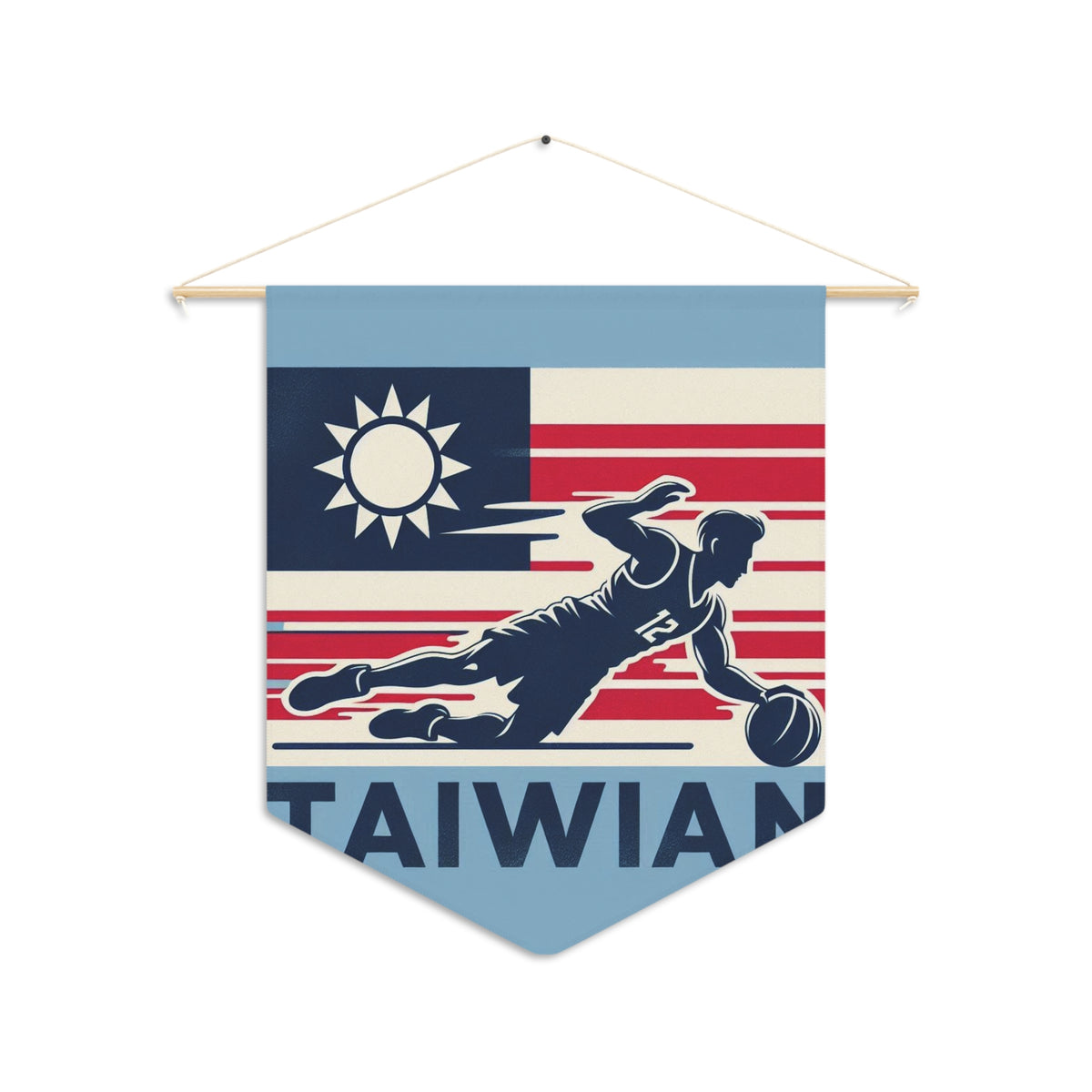 Flag Village Taiwan Flag Pennant Sporting Home Wall decoration TWN0002