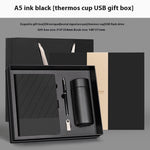 Flag Village Notebook Gift Box Vacuum Cup Set Business Gift Company Activity High-end Practical Gift