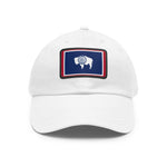 Flag Village USA Wyoming State Flag Hat Cap with Leather Patch