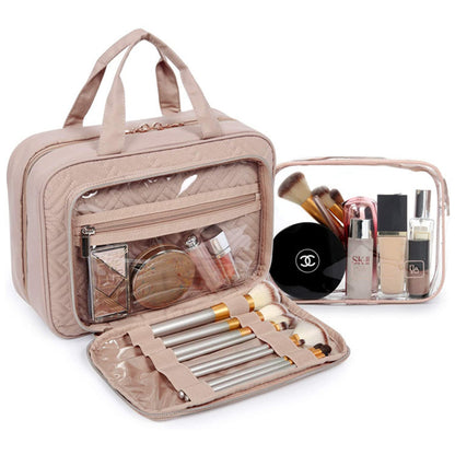 Flag Village Amazon Wash Bag Hanging Travel Makeup Storage Box Portable Clear Cosmetic Bag Travel Toiletry Set