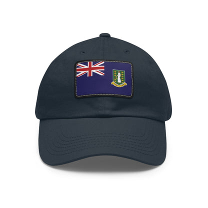 Flag Village Virgin Islands(British Virgin Islands) Flag Hat Cap with Leather Patch