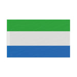 Flag Village Sierra Leone Flag 18" x 12" / 36" x 24" / 60" x 36"