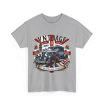 Flag Village UK Vintage Car Flag T-SHIRT Heavy Cotton Tee UK0007
