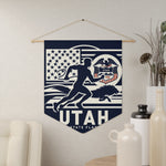 Flag Village Utah State Flag Pennant Sporting Home Wall decoration UT0002