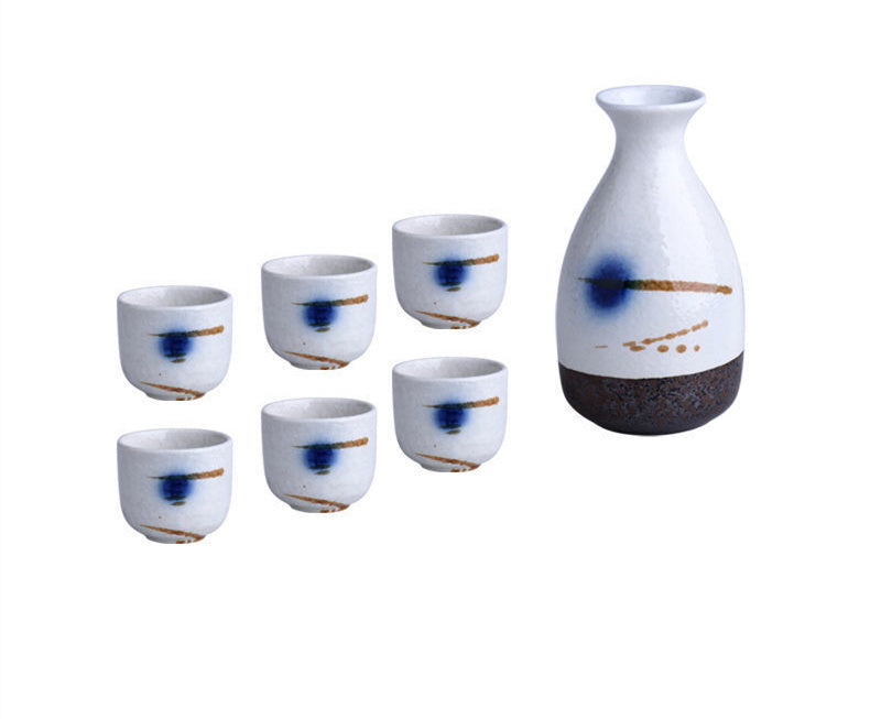 Flag Village Pure Color Wine Gift Box Set Ceramic Gift