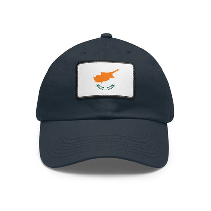 Flag Village Cyprus Flag Hat Cap with Leather Patch