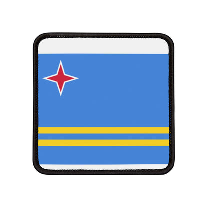 Flag Village Aruba Flag Embroidery Iron-On Patches
