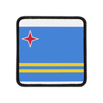 Flag Village Aruba Flag Embroidery Iron-On Patches