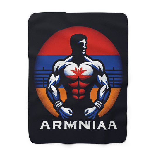 Flag Village Armenia Sporting Flag Sherpa Fleece Blanket ARM0002