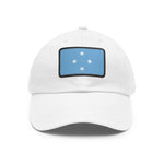 Flag Village Micronesia Flag Hat Cap with Leather Patch