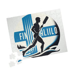 Flag Village Finland Sporting Flag Jigsaw Puzzle