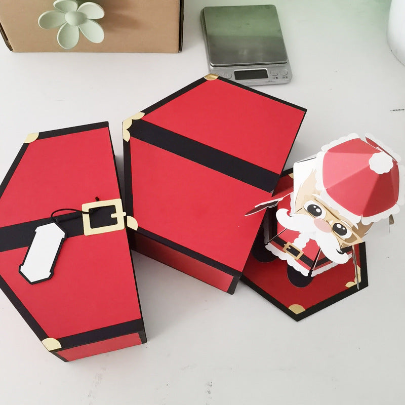 Flag Village Christmas Surprise Box Bounce Gift Box Toys