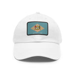 Flag Village USA Delaware State Flag Hat Cap with Leather Patch