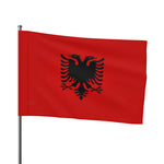 Flag Village Albania Flag