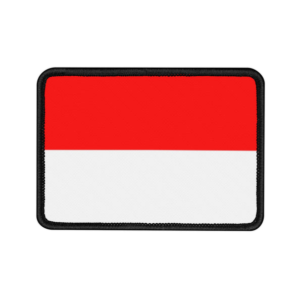 Flag Village Indonesia State Flag Embroidered Iron-On Patch