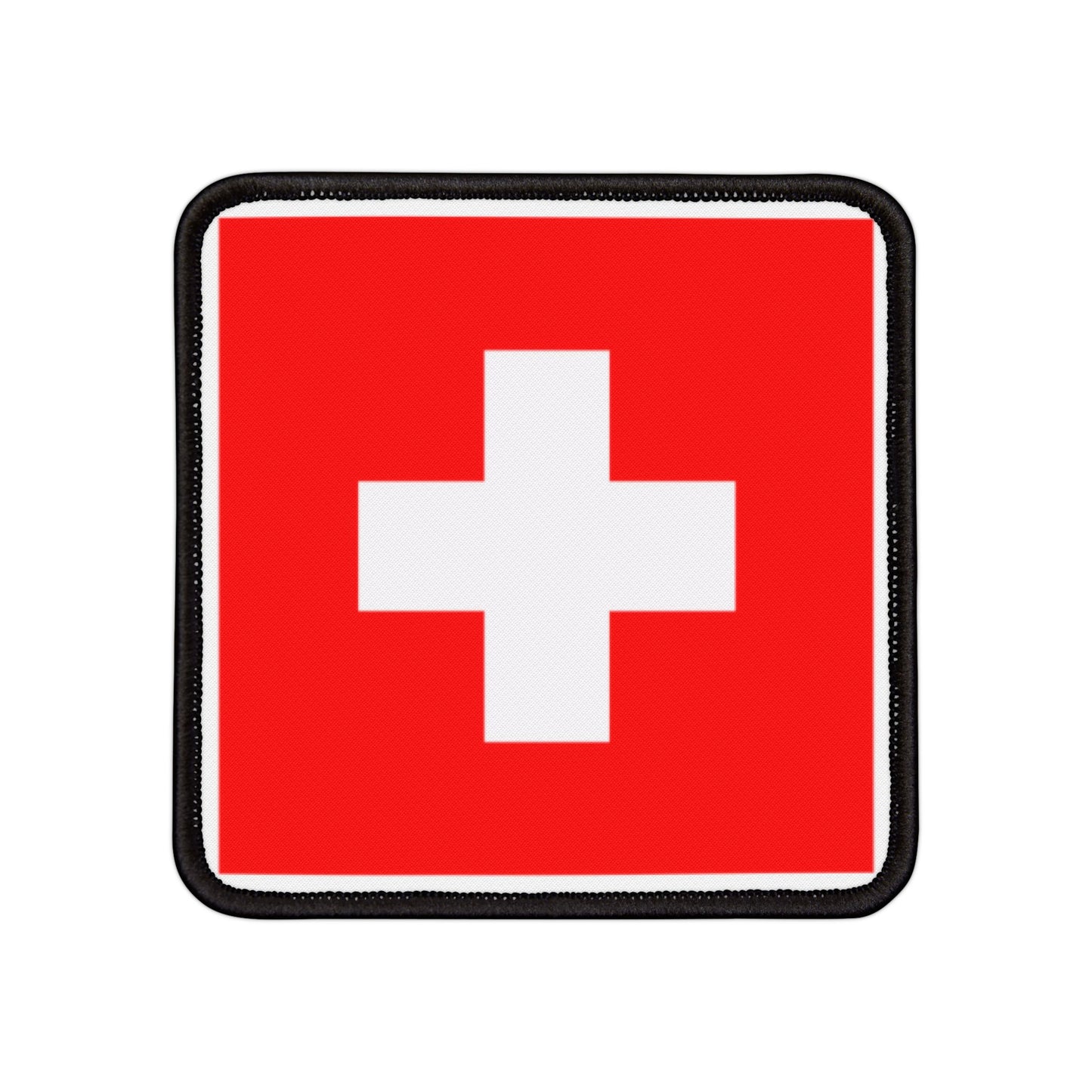 Flag Village Switzerland Flag Embroidery Iron-On Patches