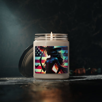 Flag Village Halloween Pretty Witch Scented Soy Candle, 9oz HW0036