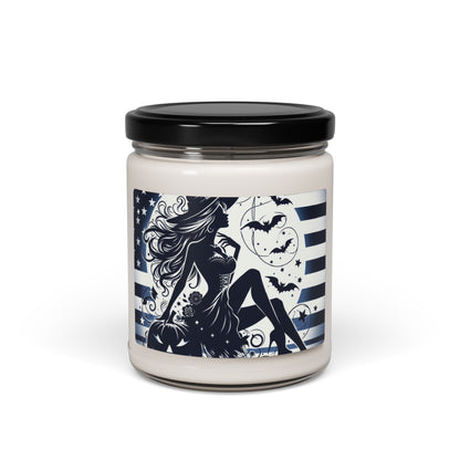 Flag Village Halloween Pretty Witch Scented Soy Candle, 9oz HW0029