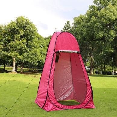 Flag Village Portable Privacy Shower Toilet Automatic Camping Tent UV Function Travel Camping Tent Outdoor Dressing Beach Sun Shelte
