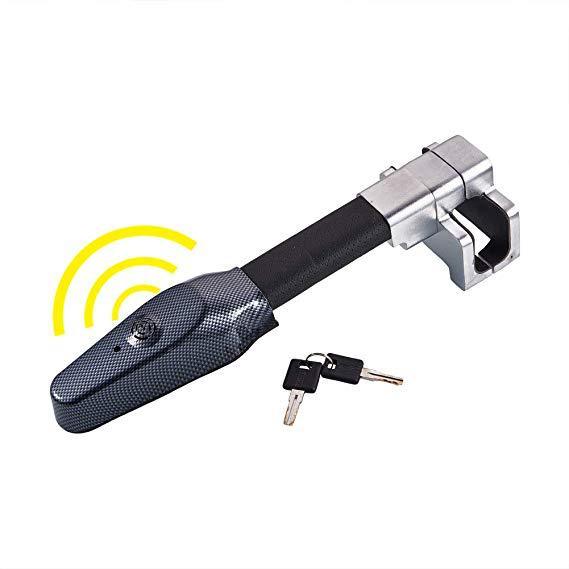 Flag Village Auto Tools Car Steering Wheel Lock with Keys